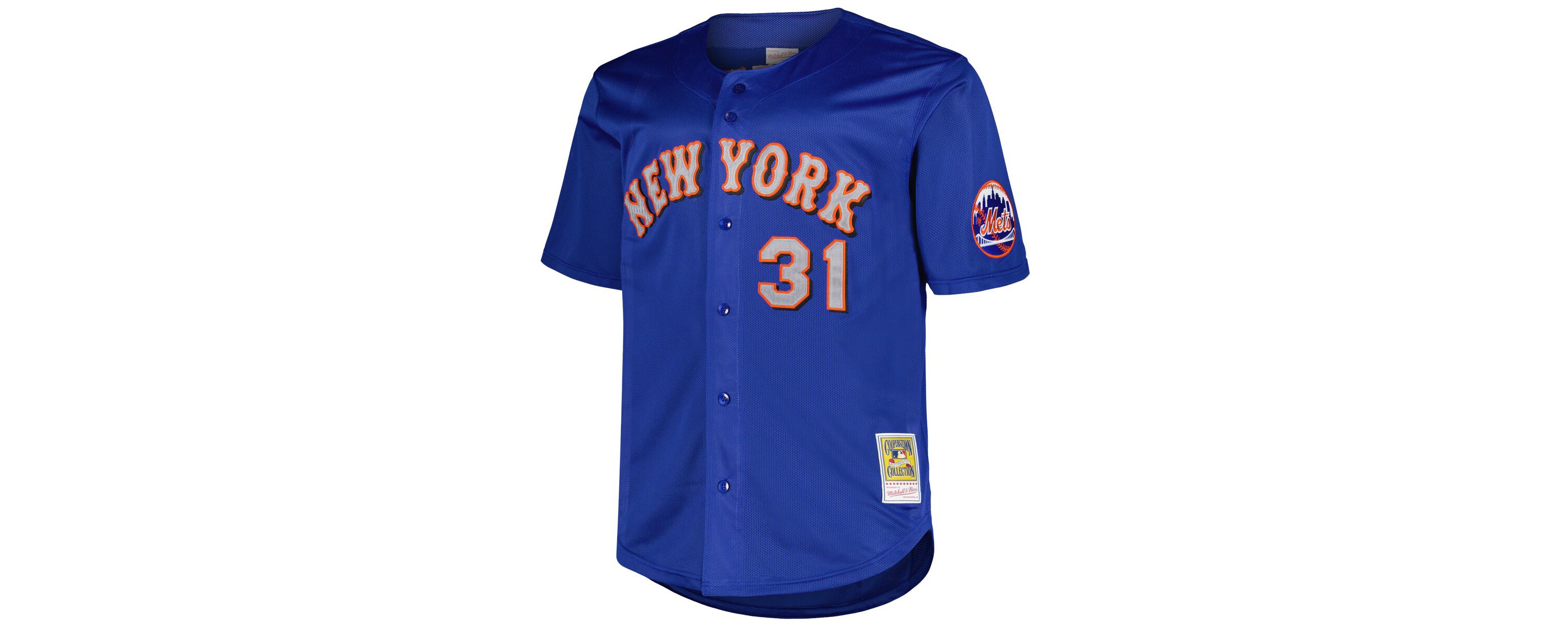 MLB Mike Piazza New York Mets Big & Tall Cooperstown Collection Mesh Batting Practice Jersey