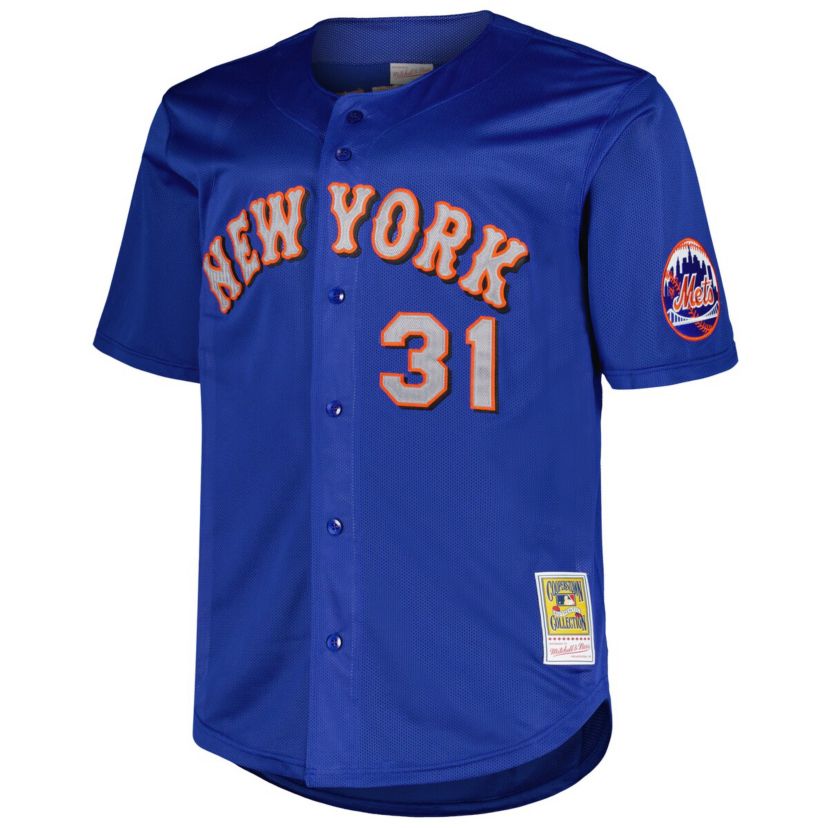 MLB Mike Piazza New York Mets Big & Tall Cooperstown Collection Mesh Batting Practice Jersey