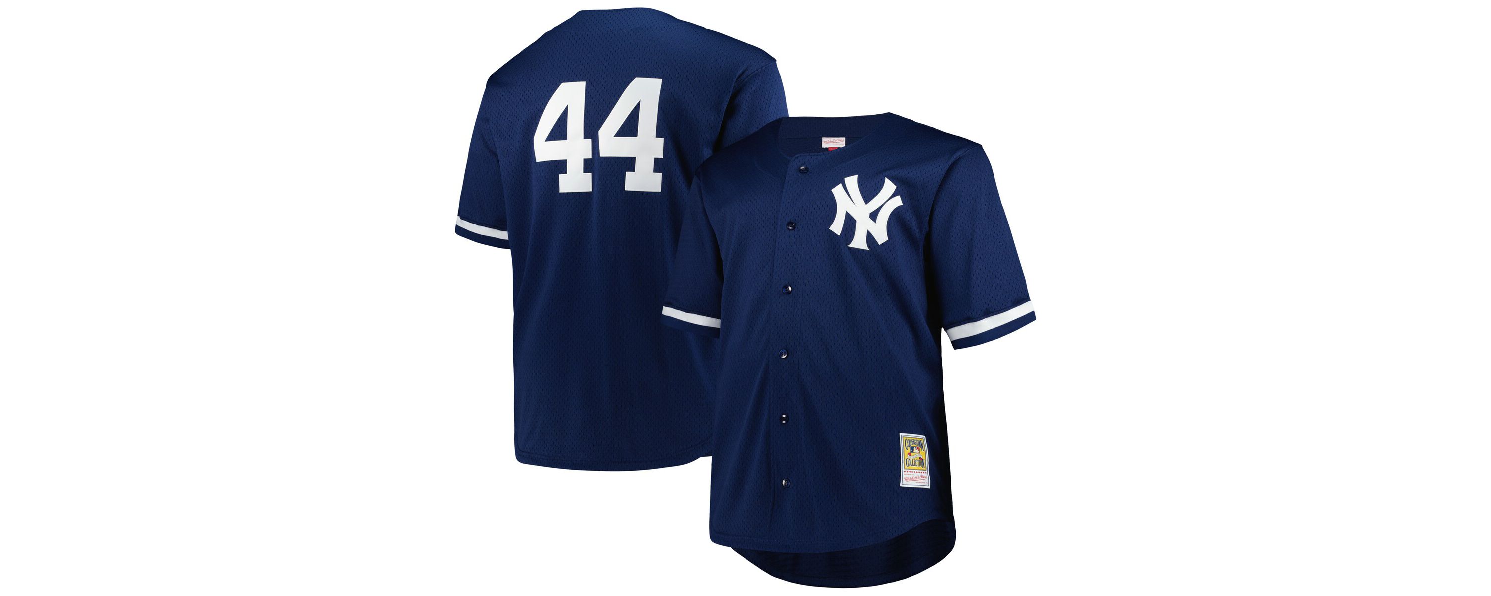 MLB Reggie Jackson New York Yankees Big & Tall Cooperstown Collection Mesh Batting Practice Jersey