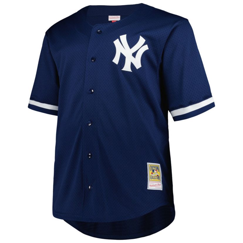 MLB Reggie Jackson New York Yankees Big & Tall Cooperstown Collection Mesh Batting Practice Jersey