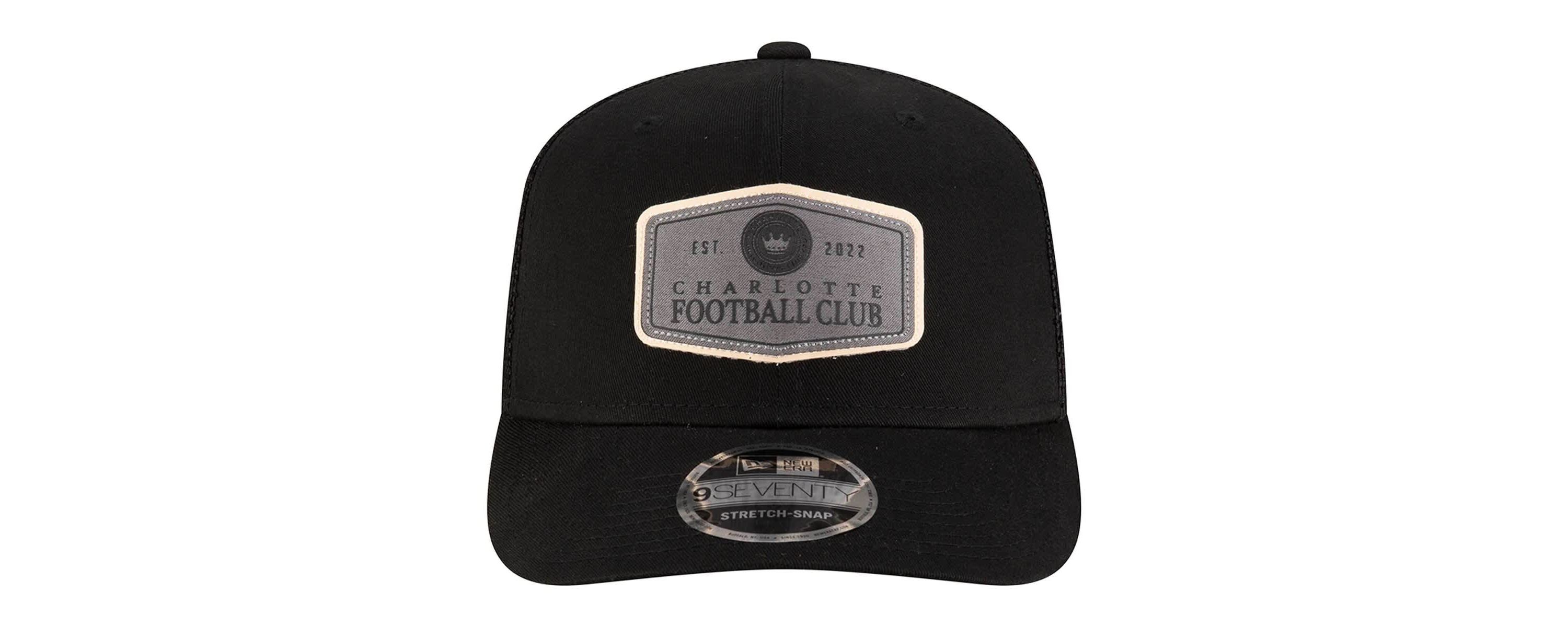 MLS Charlotte FC Labeled 9SEVENTY Trucker Stretch-Snap Adjustable Hat