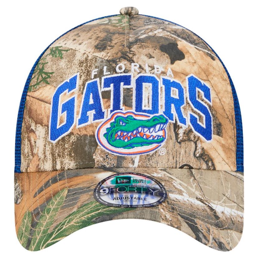 NCAA Camo/Royal Florida Gators 9FORTY A-Frame Adjustable Hat