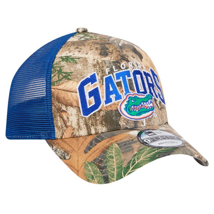 NCAA Camo/Royal Florida Gators 9FORTY A-Frame Adjustable Hat