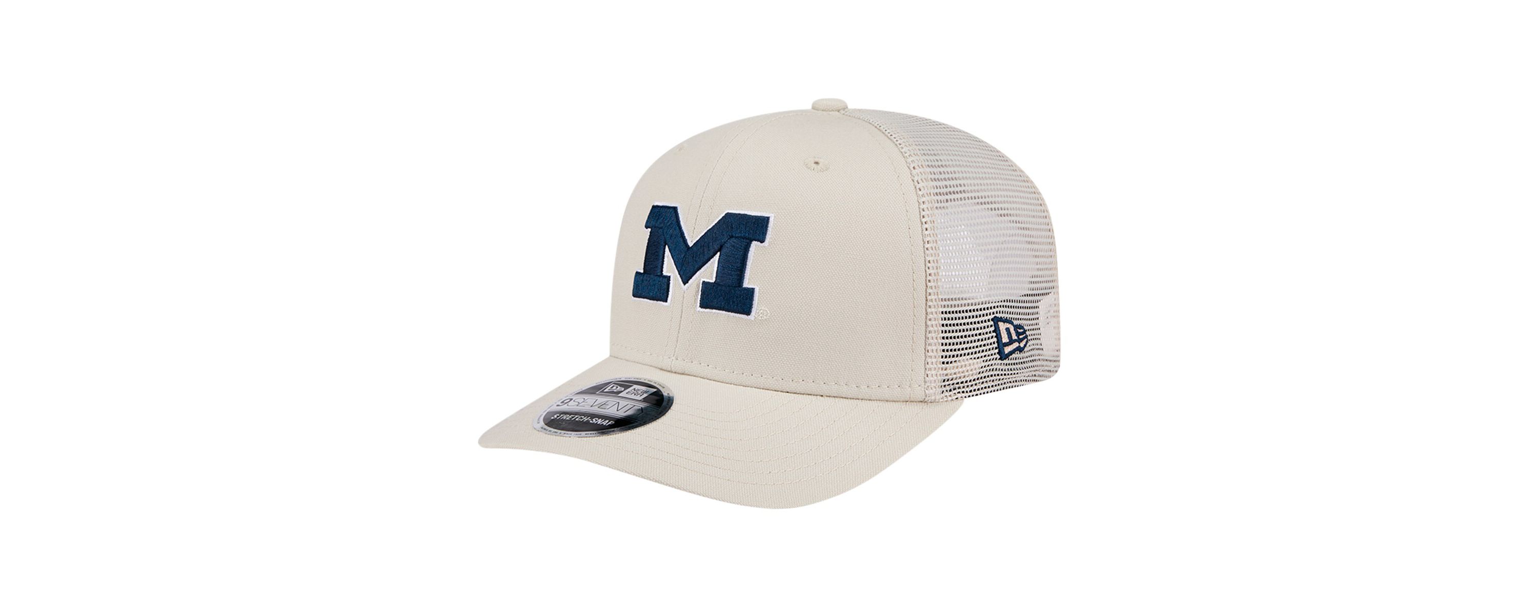 NCAA Michigan Wolverines Canvas 9SEVENTY Stretch-Snap Adjustable Hat
