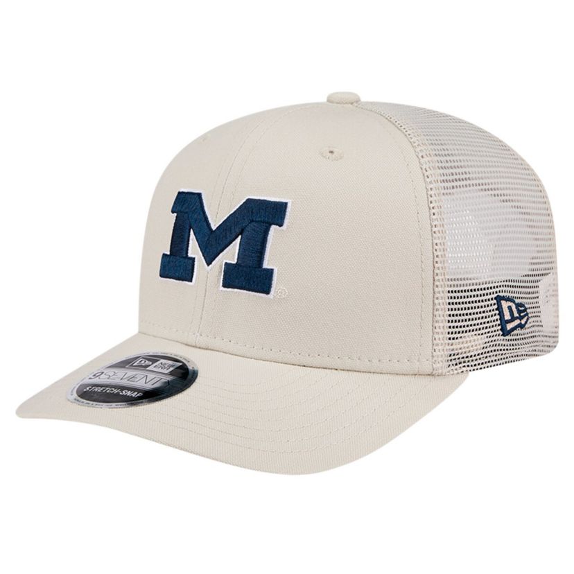 NCAA Michigan Wolverines Canvas 9SEVENTY Stretch-Snap Adjustable Hat