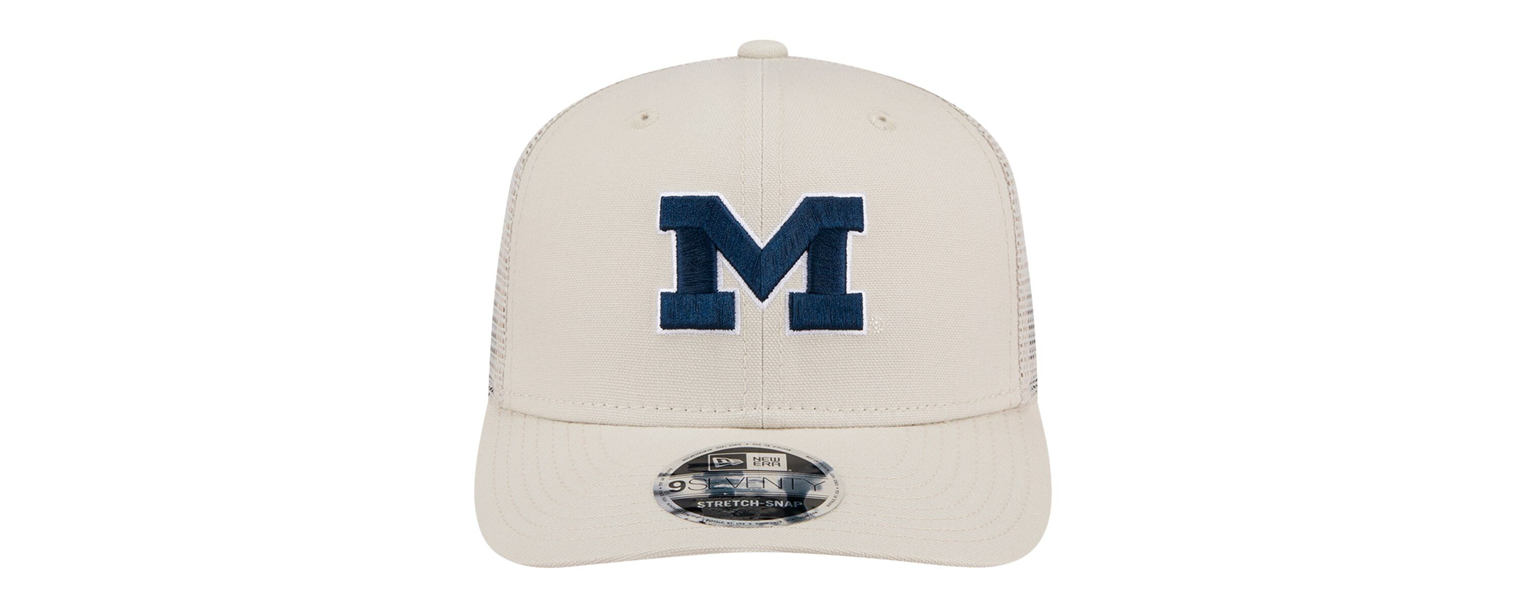 NCAA Michigan Wolverines Canvas 9SEVENTY Stretch-Snap Adjustable Hat