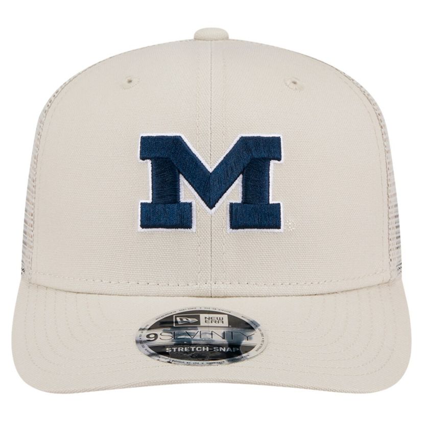 NCAA Michigan Wolverines Canvas 9SEVENTY Stretch-Snap Adjustable Hat