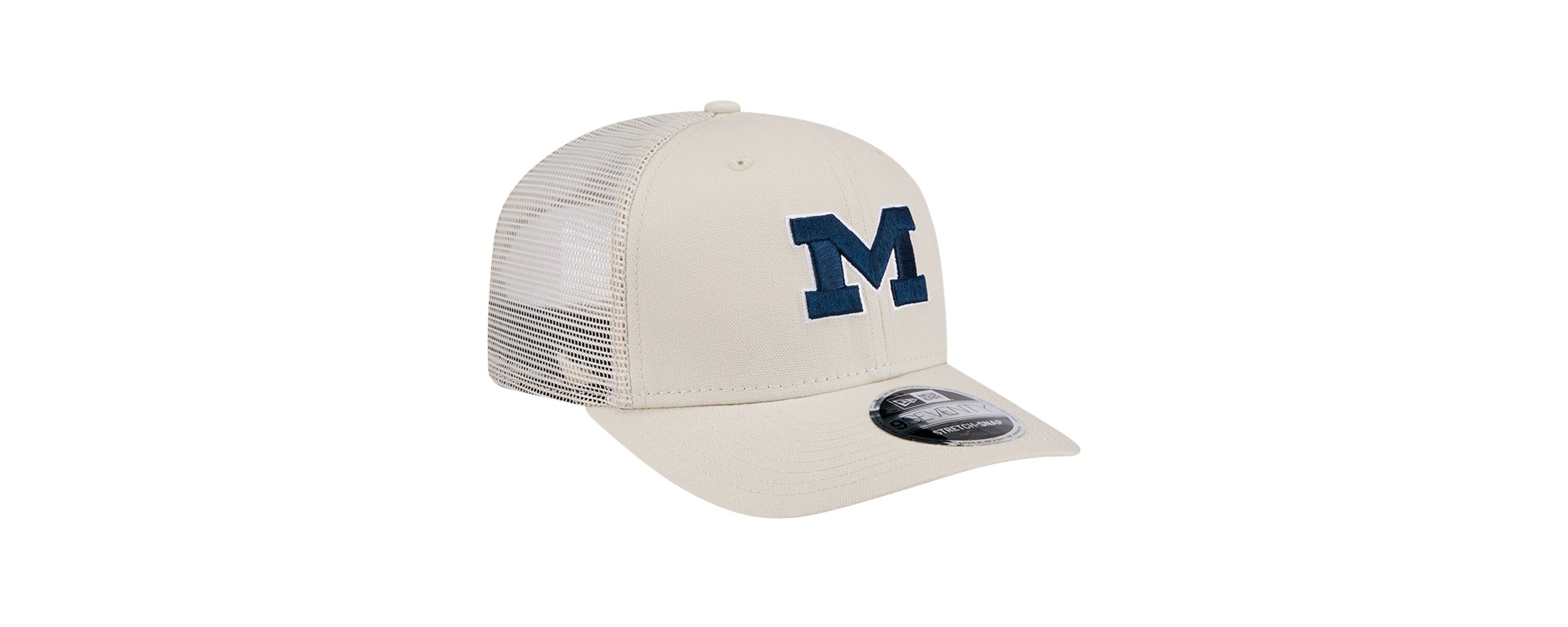 NCAA Michigan Wolverines Canvas 9SEVENTY Stretch-Snap Adjustable Hat