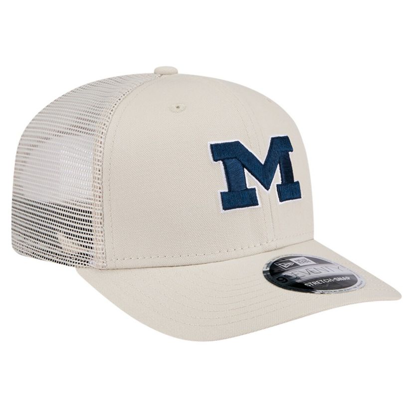 NCAA Michigan Wolverines Canvas 9SEVENTY Stretch-Snap Adjustable Hat