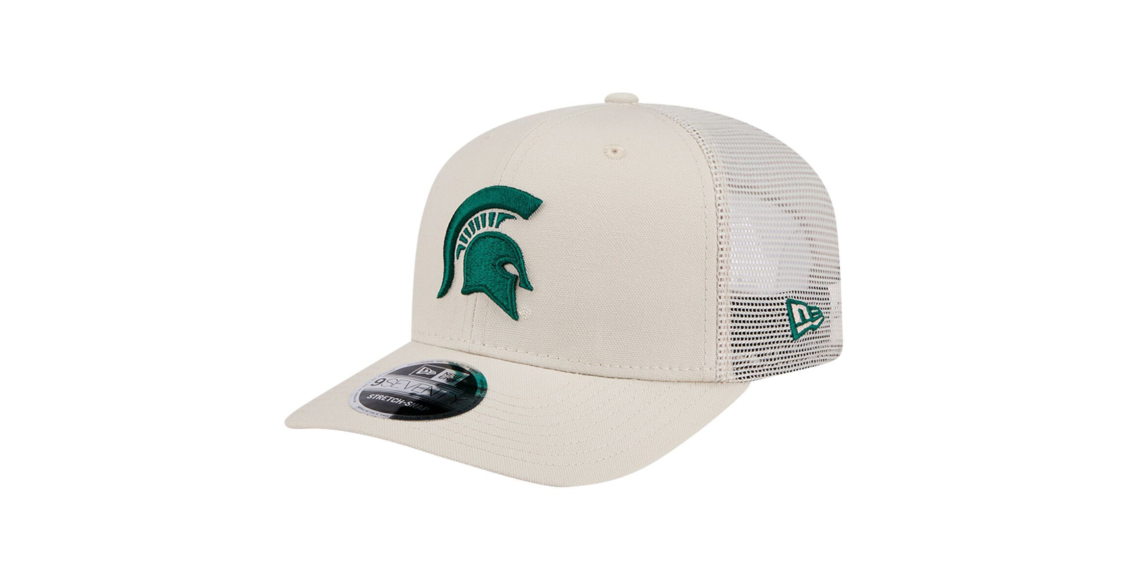 NCAA Michigan State Spartans Canvas 9SEVENTY Stretch-Snap Adjustable Hat