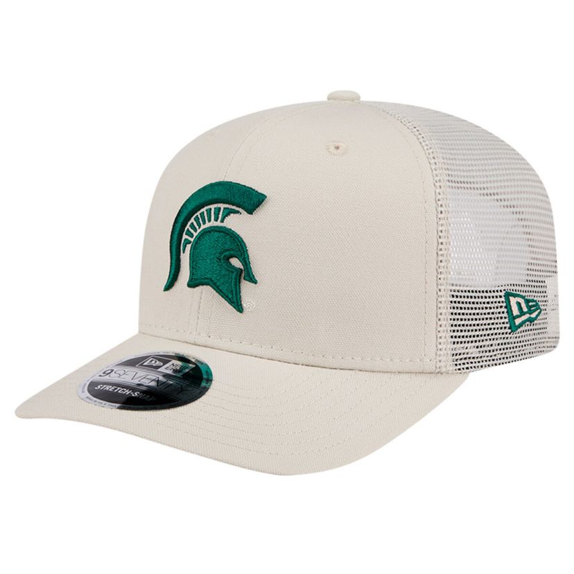 NCAA Michigan State Spartans Canvas 9SEVENTY Stretch-Snap Adjustable Hat