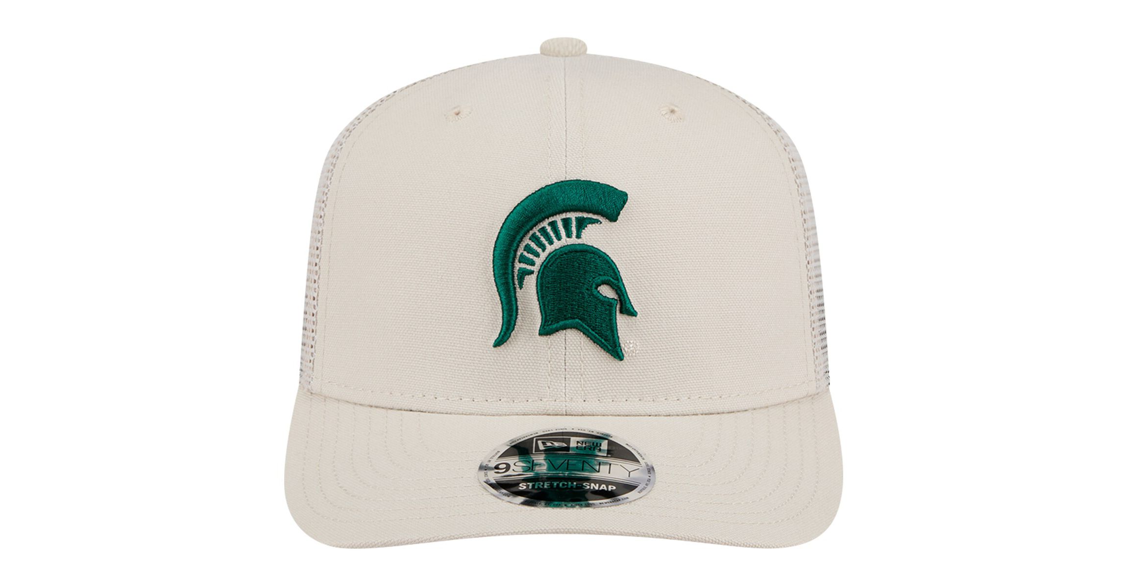 NCAA Michigan State Spartans Canvas 9SEVENTY Stretch-Snap Adjustable Hat