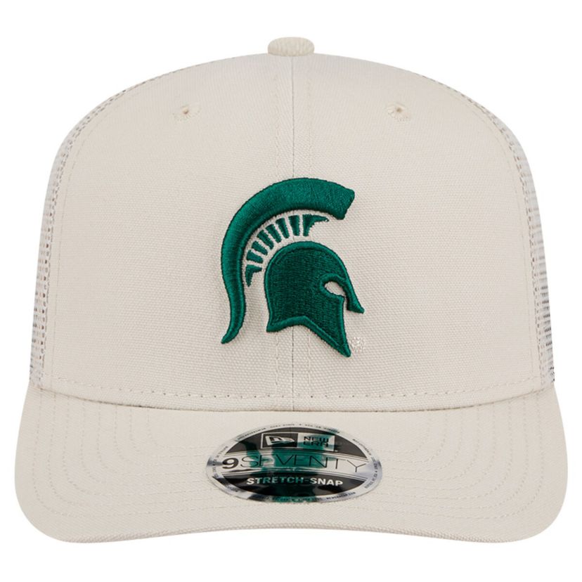 NCAA Michigan State Spartans Canvas 9SEVENTY Stretch-Snap Adjustable Hat