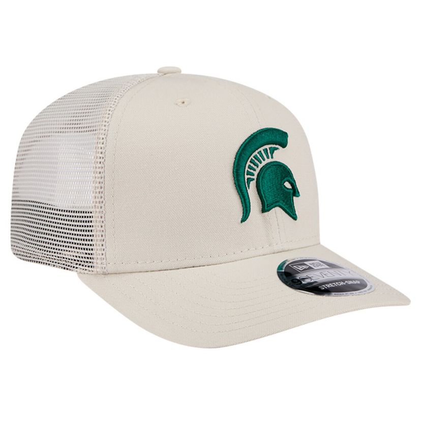 NCAA Michigan State Spartans Canvas 9SEVENTY Stretch-Snap Adjustable Hat