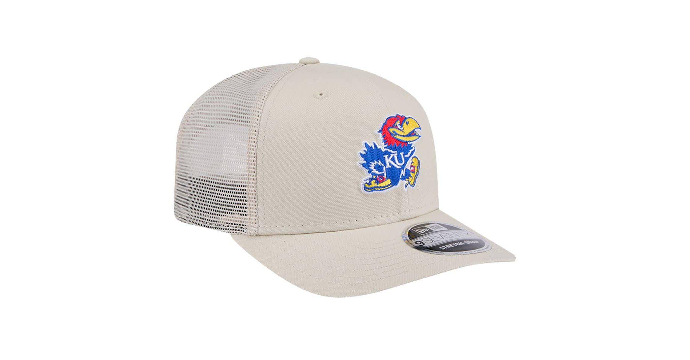 NCAA Kansas Jayhawks Canvas 9SEVENTY Stretch-Snap Adjustable Hat