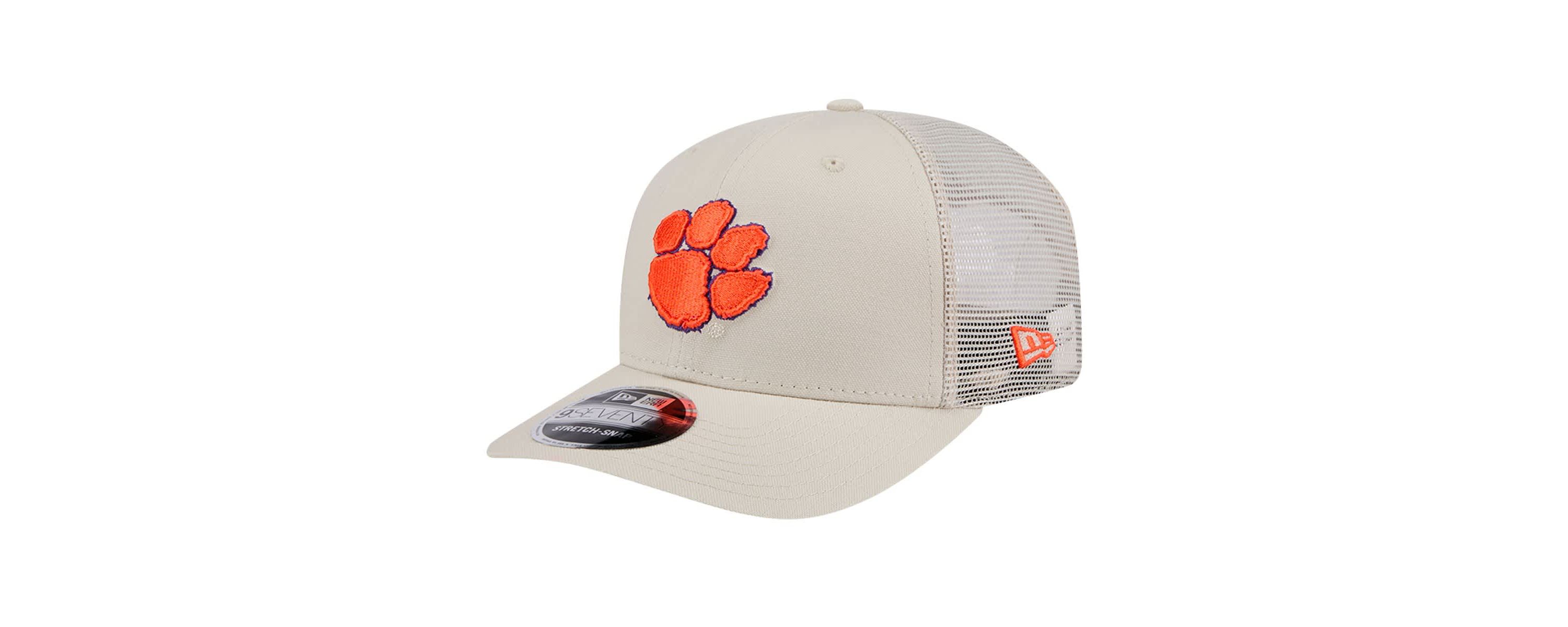 NCAA Clemson Tigers Canvas 9SEVENTY Stretch-Snap Adjustable Hat