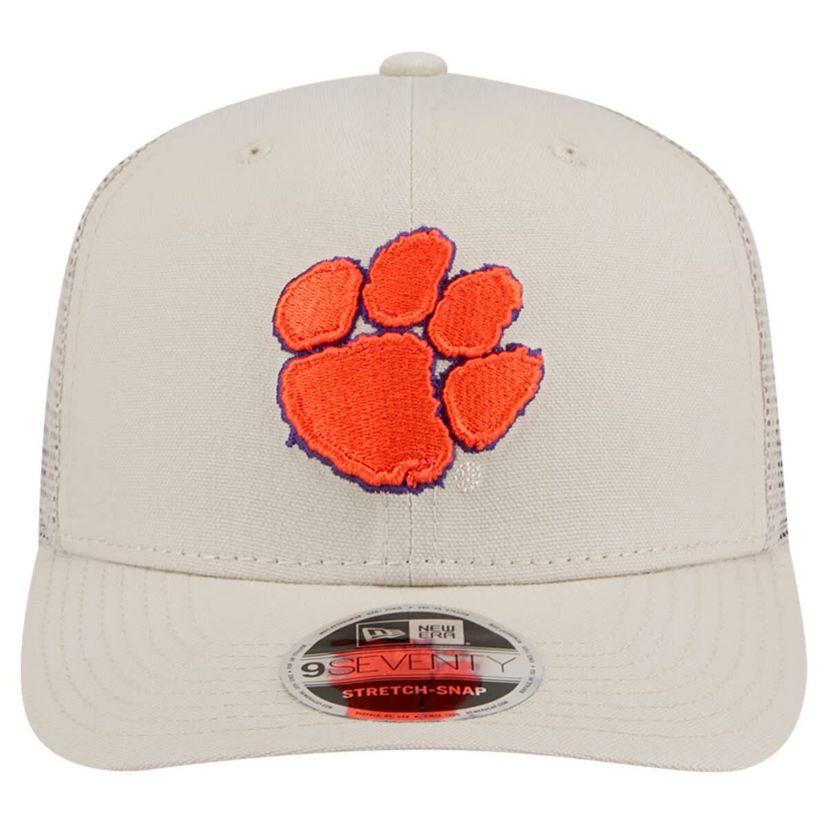 NCAA Clemson Tigers Canvas 9SEVENTY Stretch-Snap Adjustable Hat