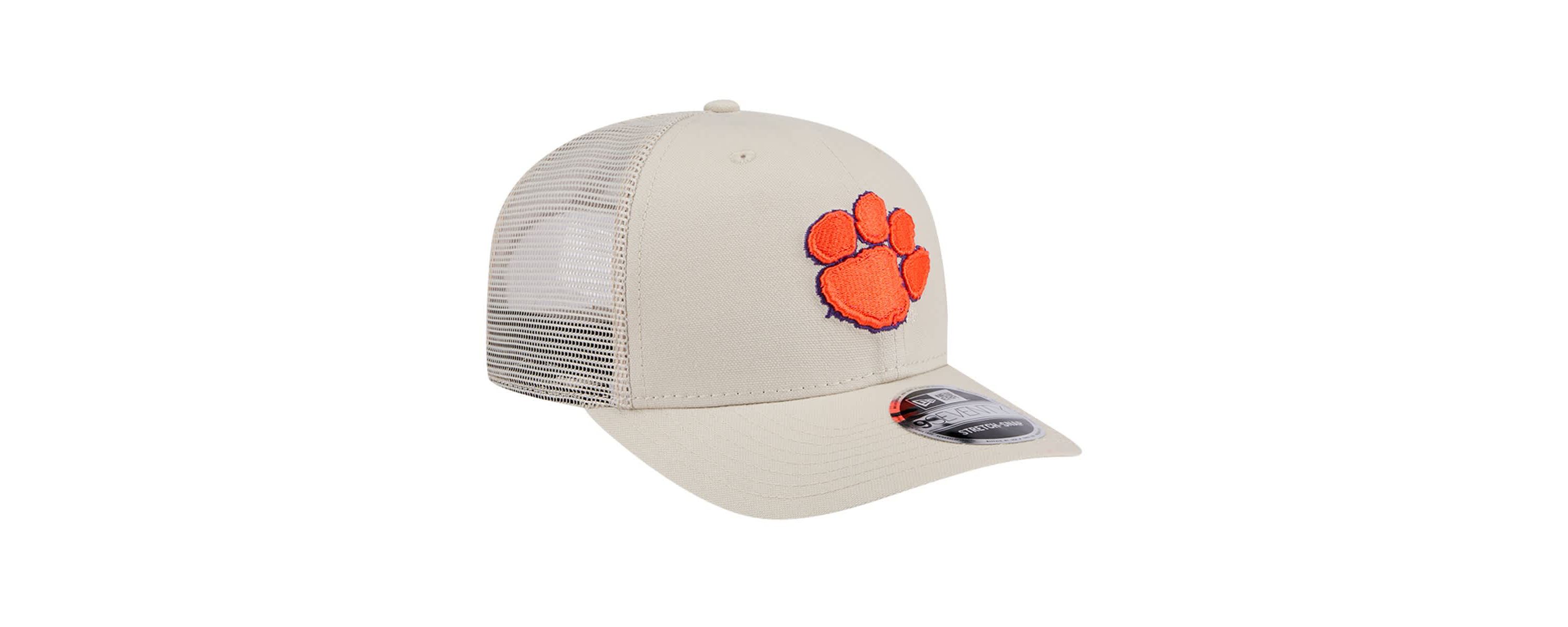NCAA Clemson Tigers Canvas 9SEVENTY Stretch-Snap Adjustable Hat