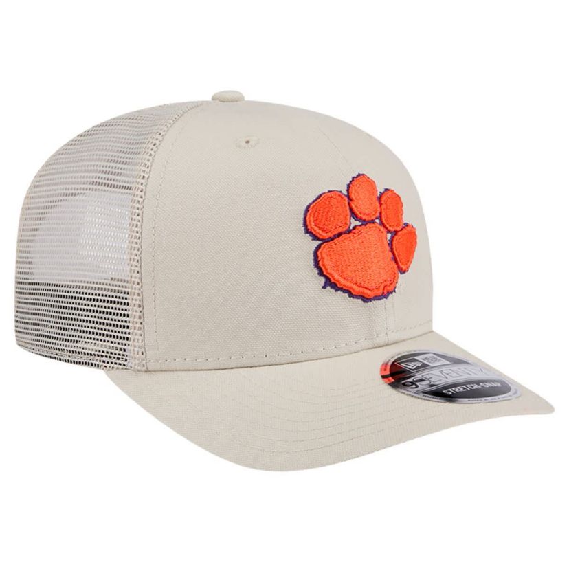 NCAA Clemson Tigers Canvas 9SEVENTY Stretch-Snap Adjustable Hat