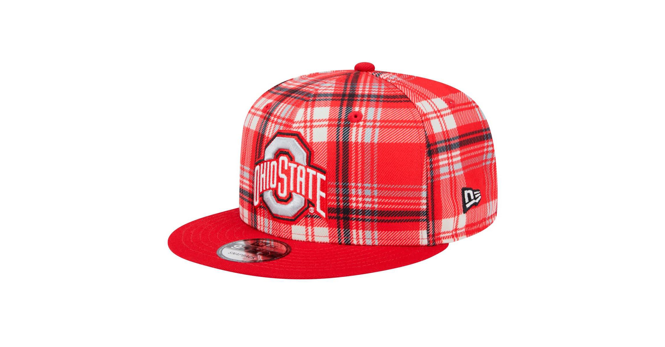 NCAA Ohio State Buckeyes Plaid 9FIFTY Snapback Hat