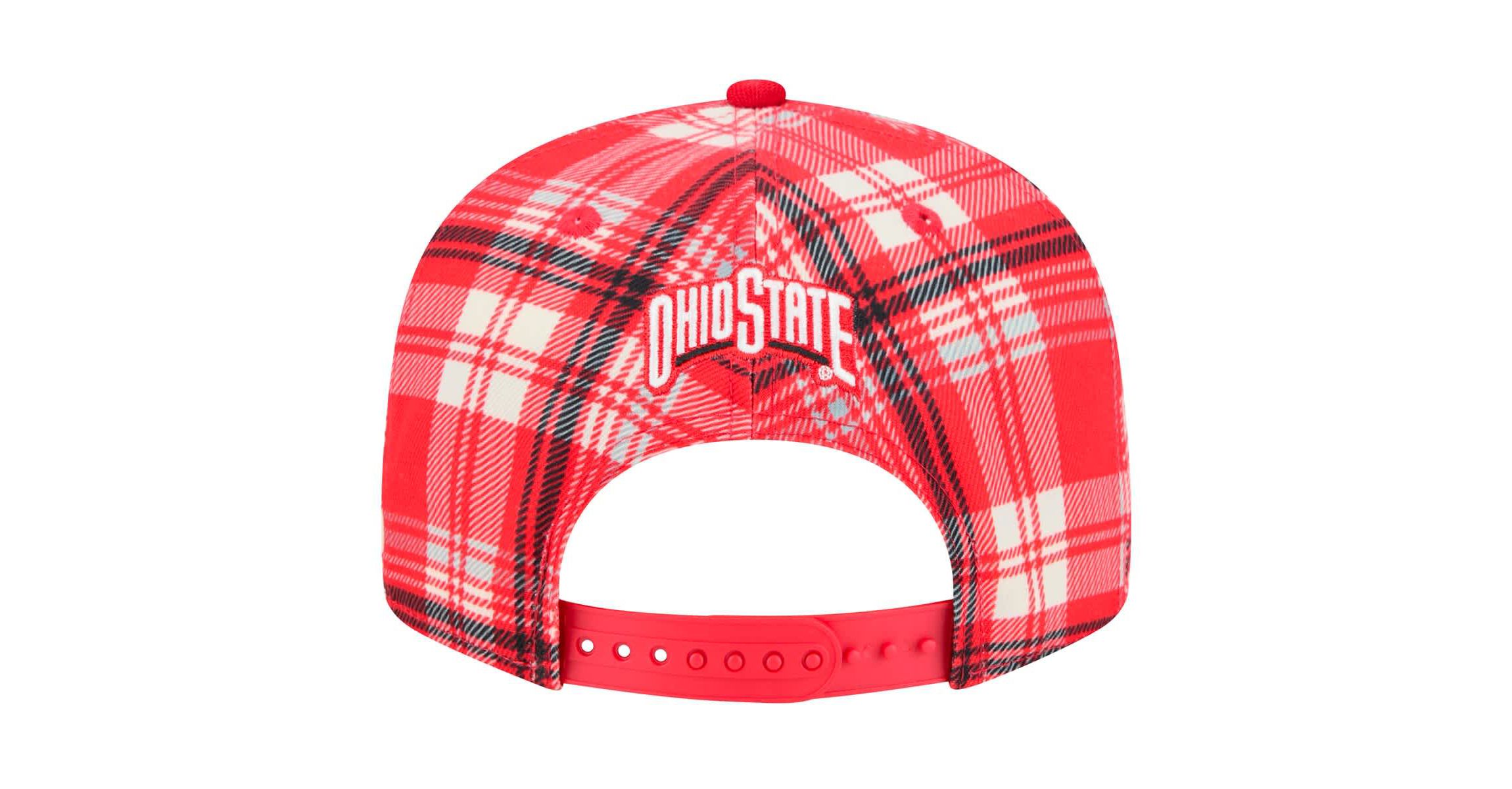 NCAA Ohio State Buckeyes Plaid 9FIFTY Snapback Hat