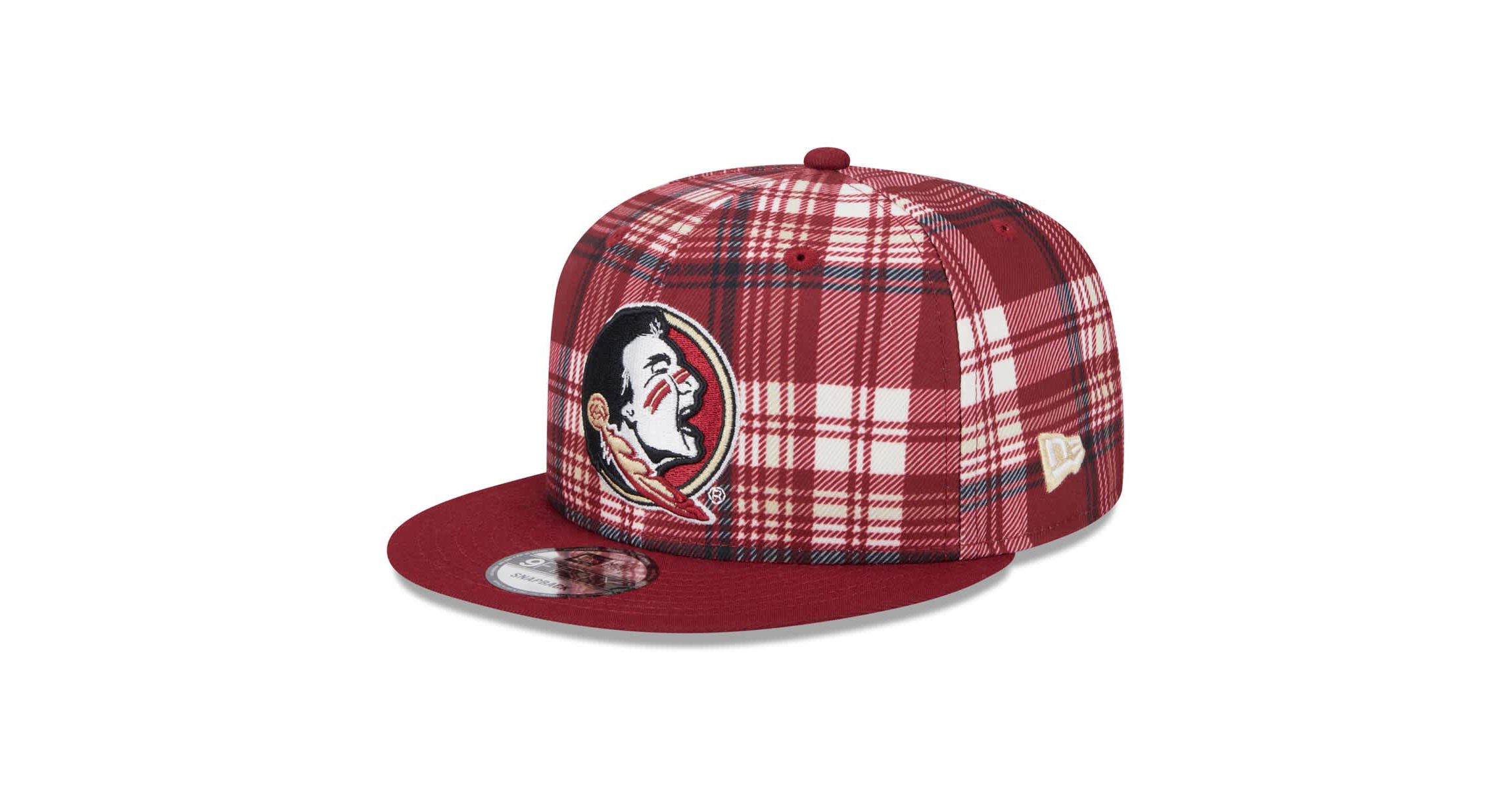 NCAA Florida State Seminoles Plaid 9FIFTY Snapback Hat