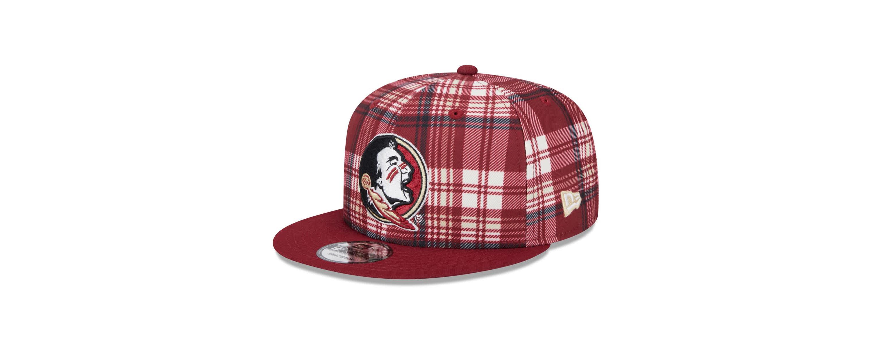 NCAA Florida State Seminoles Plaid 9FIFTY Snapback Hat