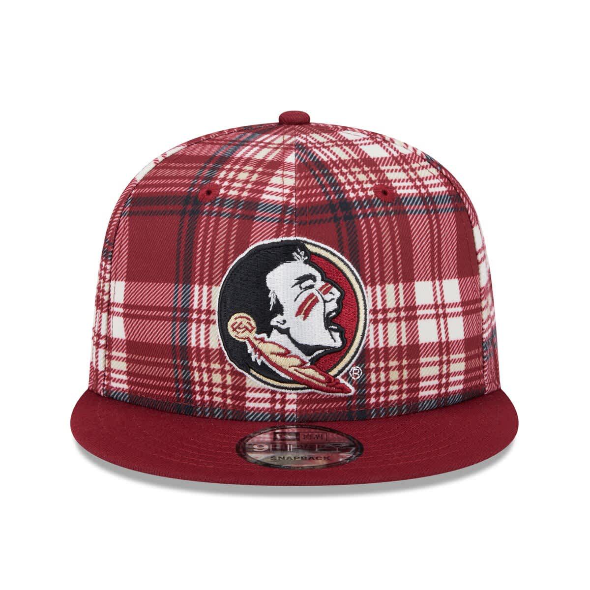 NCAA Florida State Seminoles Plaid 9FIFTY Snapback Hat