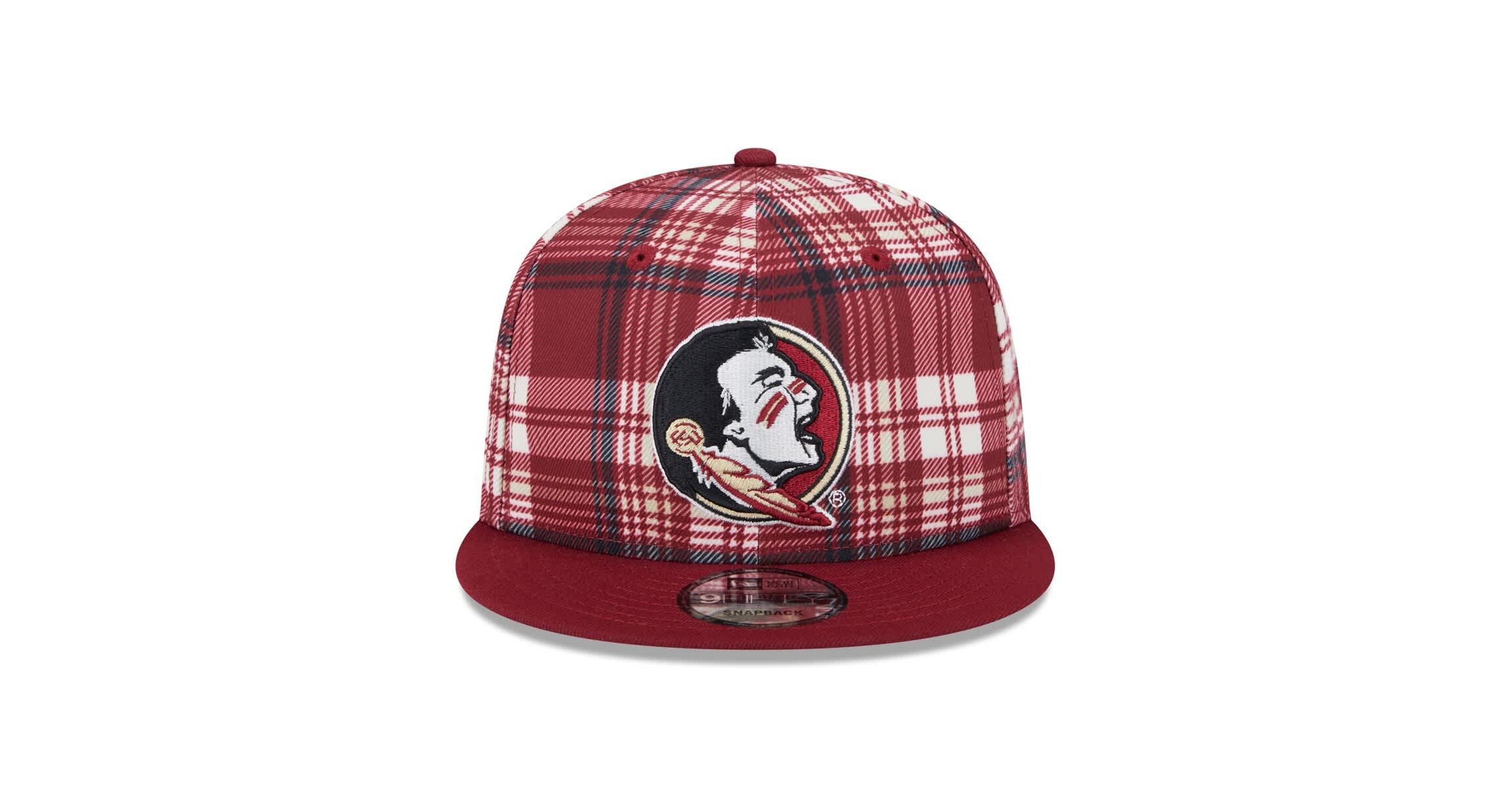 NCAA Florida State Seminoles Plaid 9FIFTY Snapback Hat