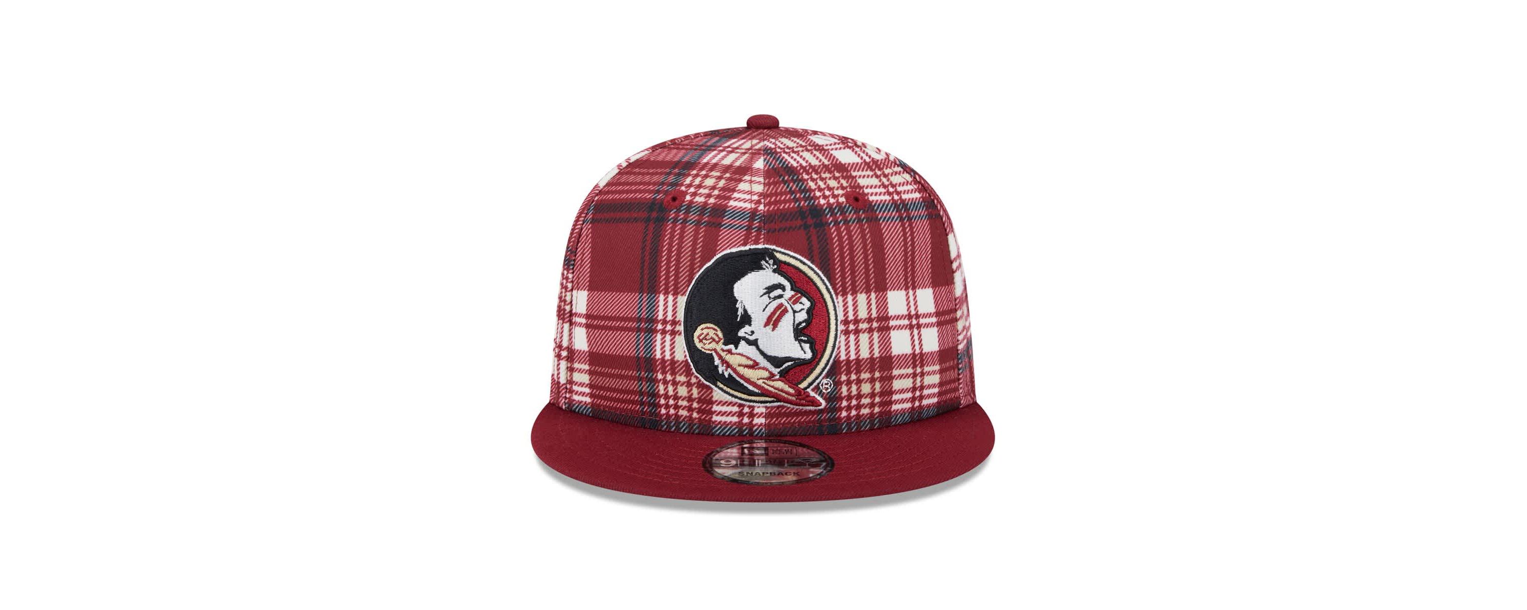NCAA Florida State Seminoles Plaid 9FIFTY Snapback Hat