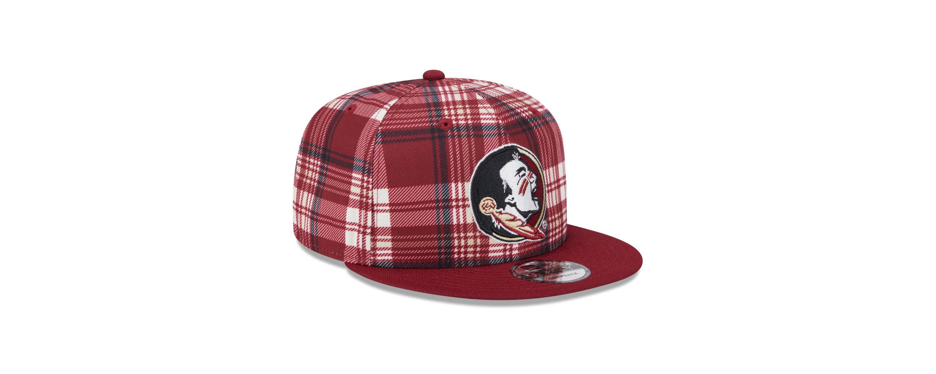 NCAA Florida State Seminoles Plaid 9FIFTY Snapback Hat