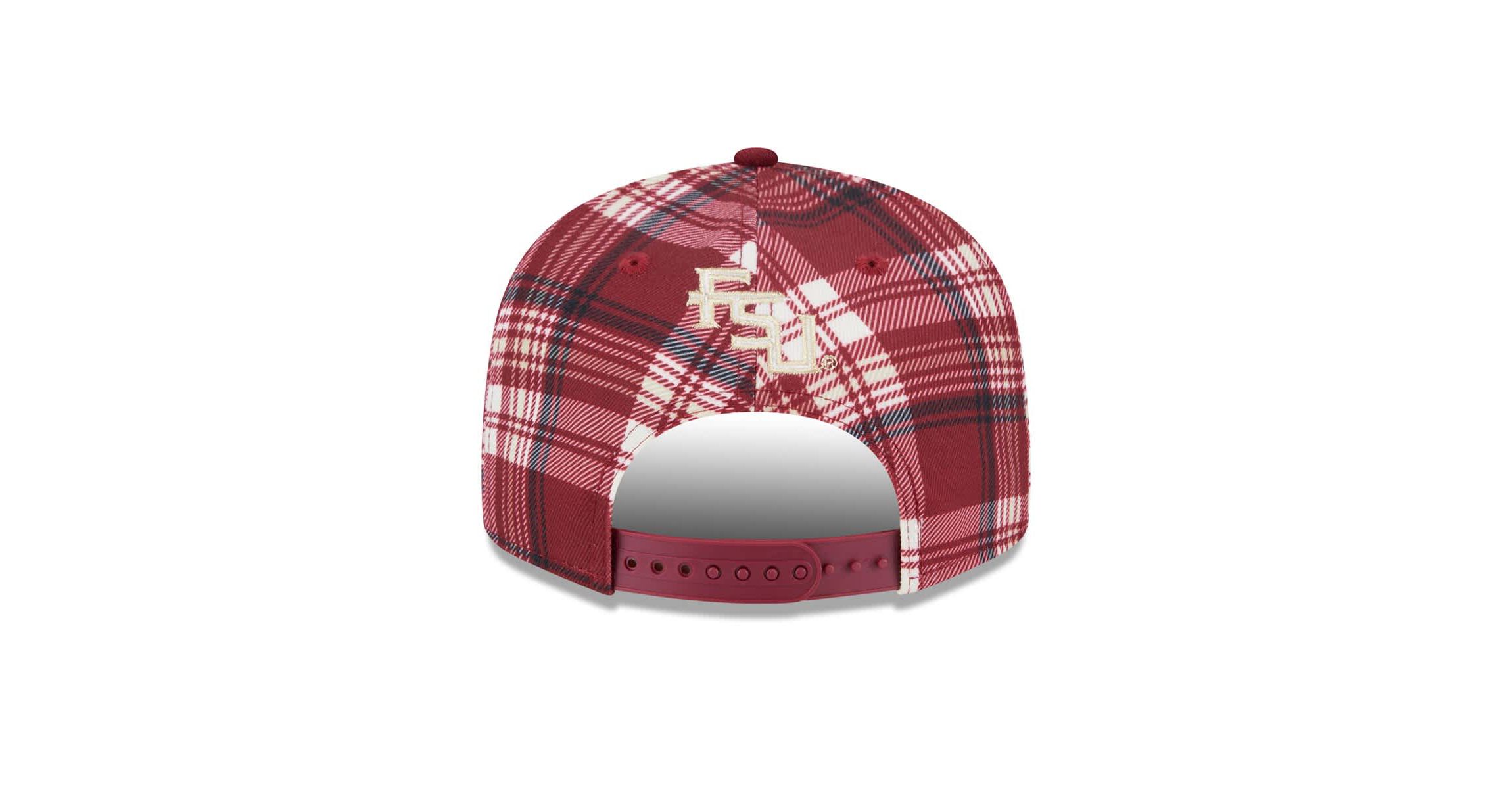 NCAA Florida State Seminoles Plaid 9FIFTY Snapback Hat