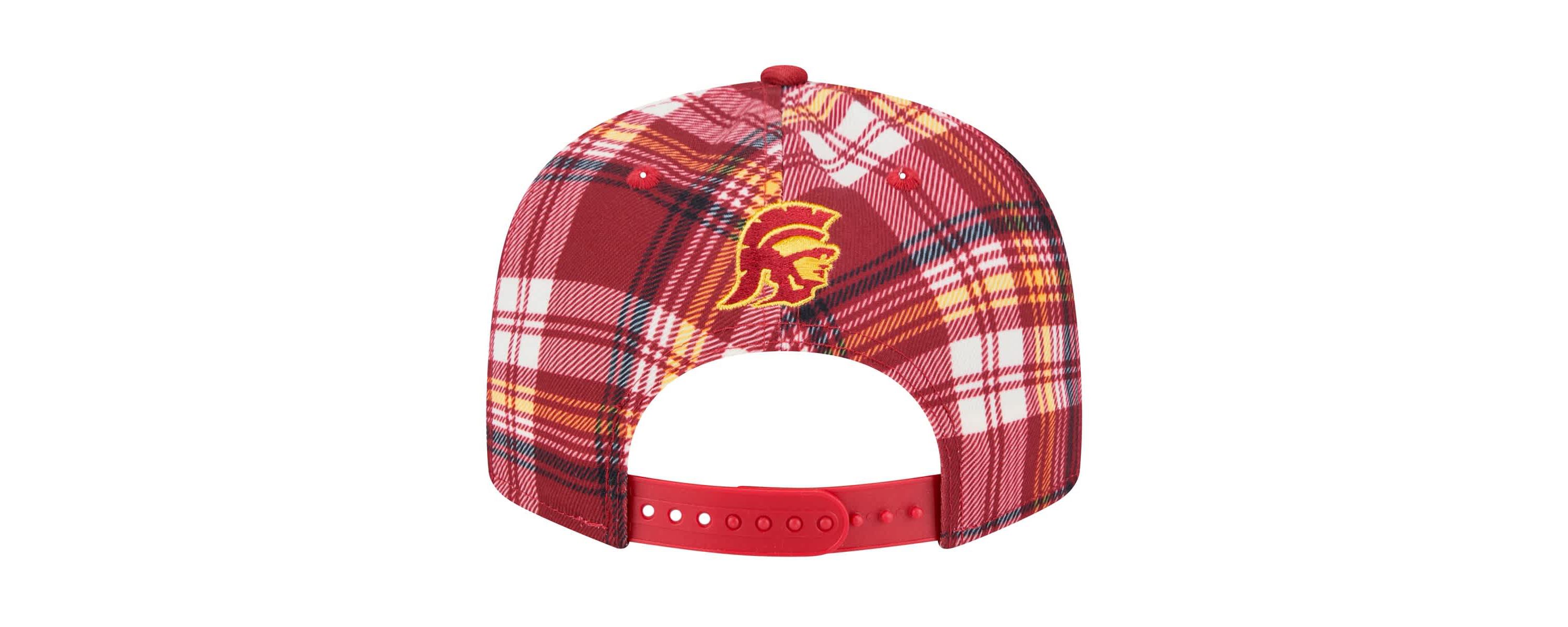 NCAA USC Trojans Plaid 9FIFTY Snapback Hat