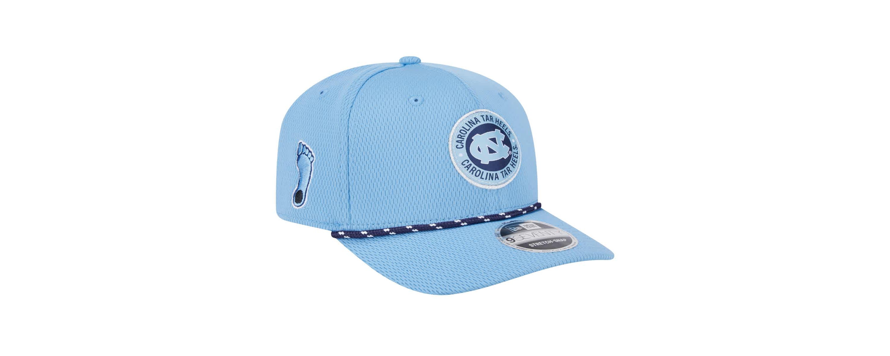 NCAA Carolina North Carolina Tar Heels COOLERA 9SEVENTY Rope Stretch-Snap Hat