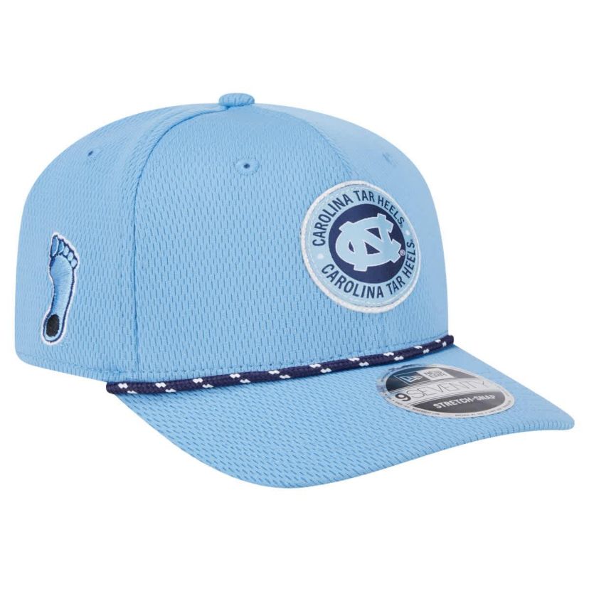 NCAA Carolina North Carolina Tar Heels COOLERA 9SEVENTY Rope Stretch-Snap Hat