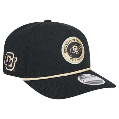 New Era Men's NCAA Colorado Buffaloes COOLERA 9SEVENTY Rope Stretch-Snap Hat, Black