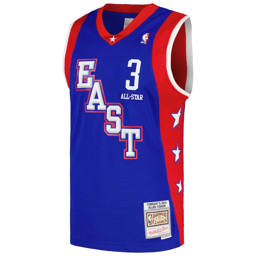 NBA Allen Iverson Eastern Conference Hardwood Classics 2004 NBA All-Star Game Swingman Throwback Jersey