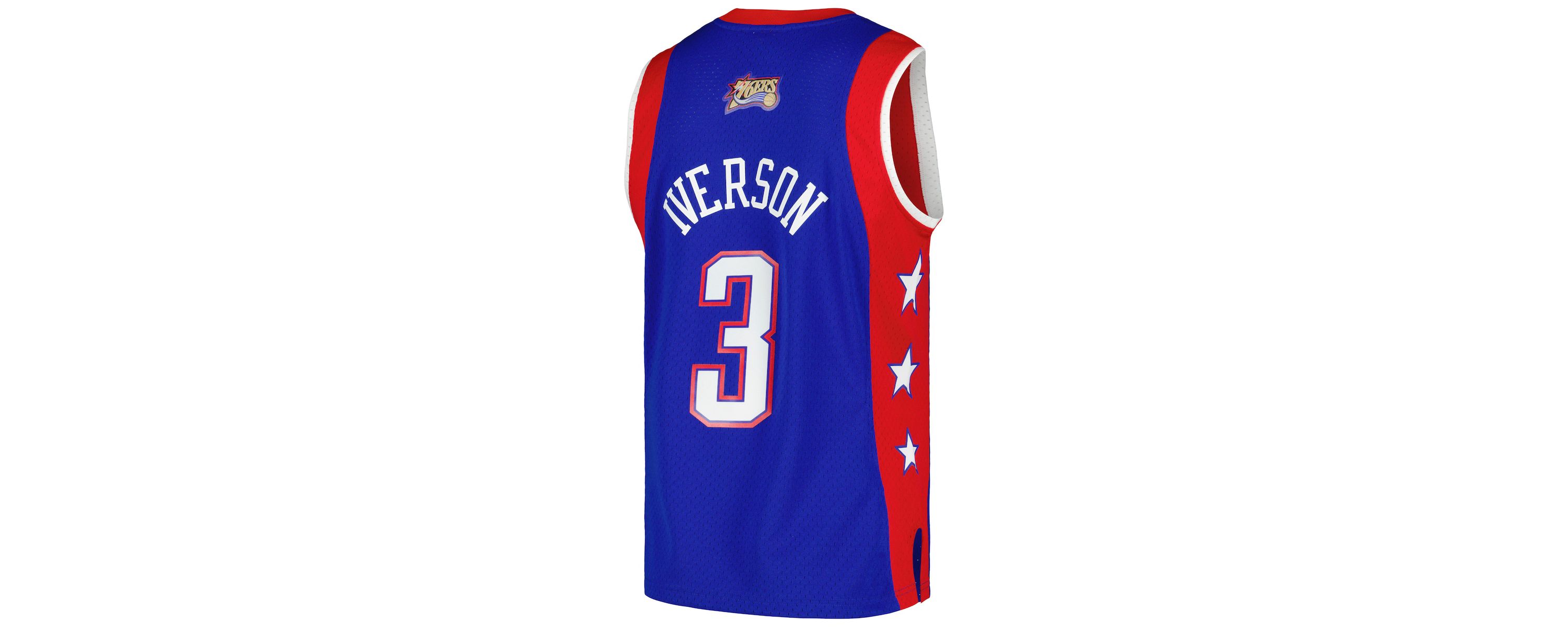 NBA Allen Iverson Eastern Conference Hardwood Classics 2004 NBA All-Star Game Swingman Throwback Jersey