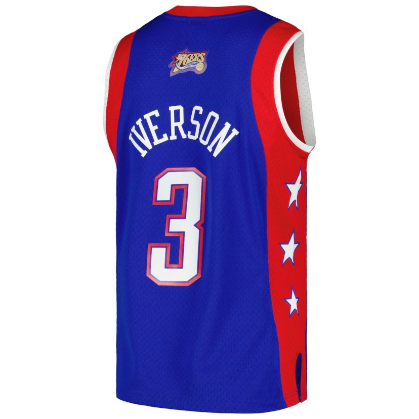 NBA Allen Iverson Eastern Conference Hardwood Classics 2004 NBA All-Star Game Swingman Throwback Jersey