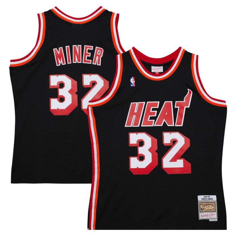 NBA Harold Miner Miami Heat 1992/93 Hardwood Classics Swingman Throwback Jersey