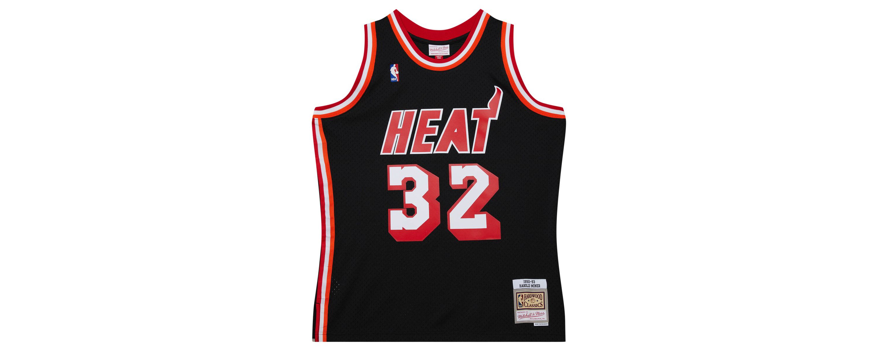 NBA Harold Miner Miami Heat 1992/93 Hardwood Classics Swingman Throwback Jersey
