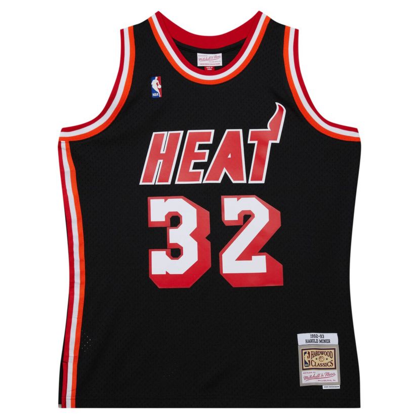 NBA Harold Miner Miami Heat 1992/93 Hardwood Classics Swingman Throwback Jersey