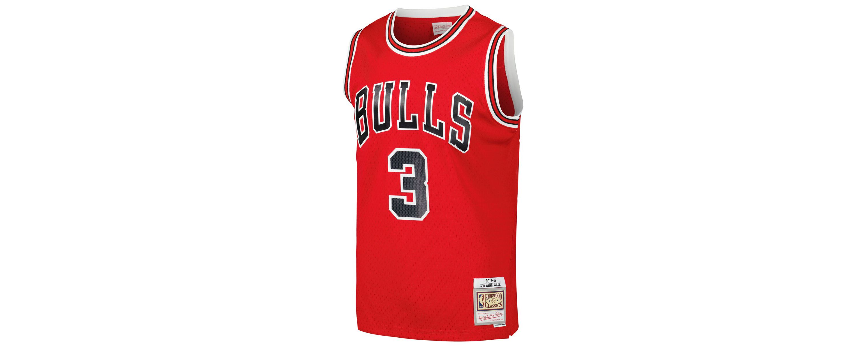 NBA Dwyane Wade Chicago Bulls 2016/17 Hardwood Classics Swingman Jersey