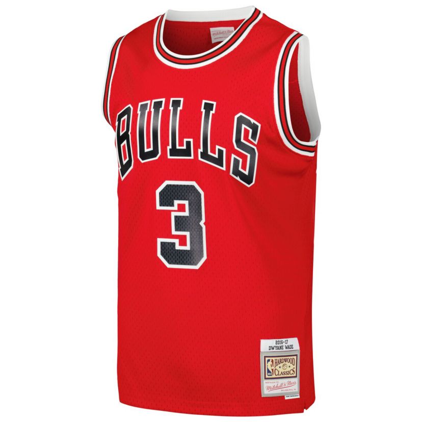NBA Dwyane Wade Chicago Bulls 2016/17 Hardwood Classics Swingman Jersey