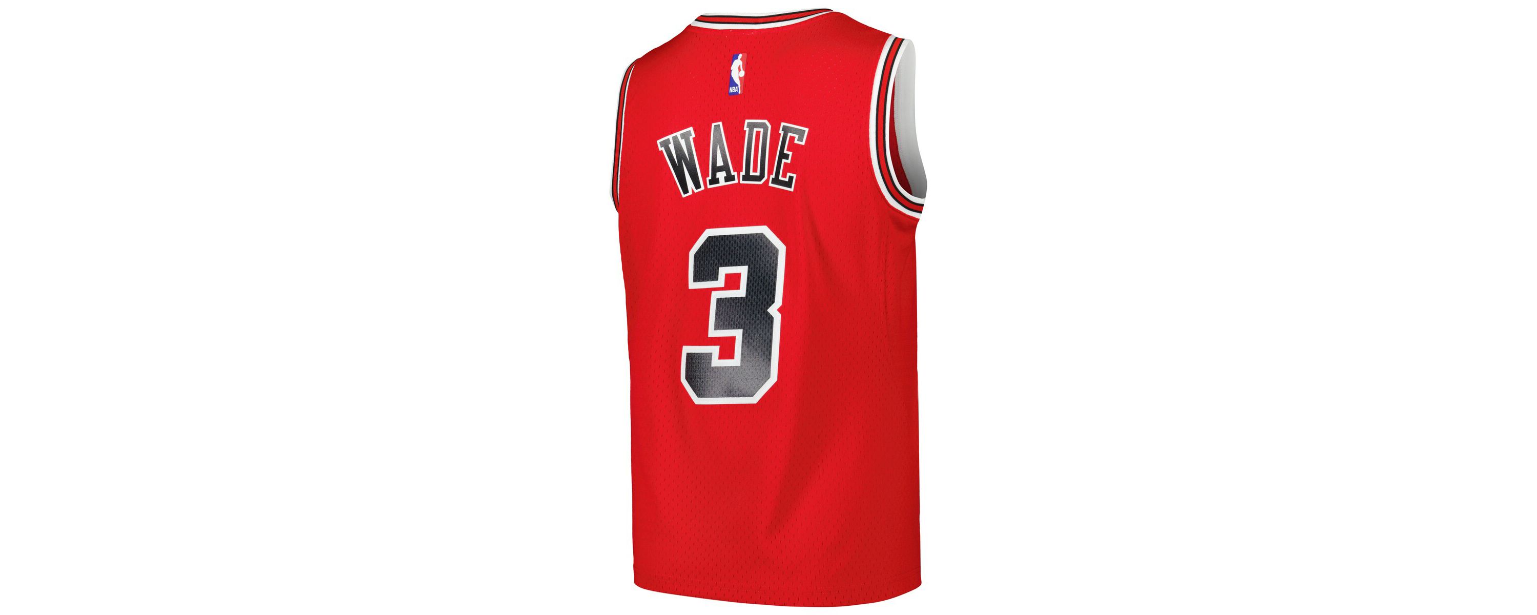 NBA Dwyane Wade Chicago Bulls 2016/17 Hardwood Classics Swingman Jersey