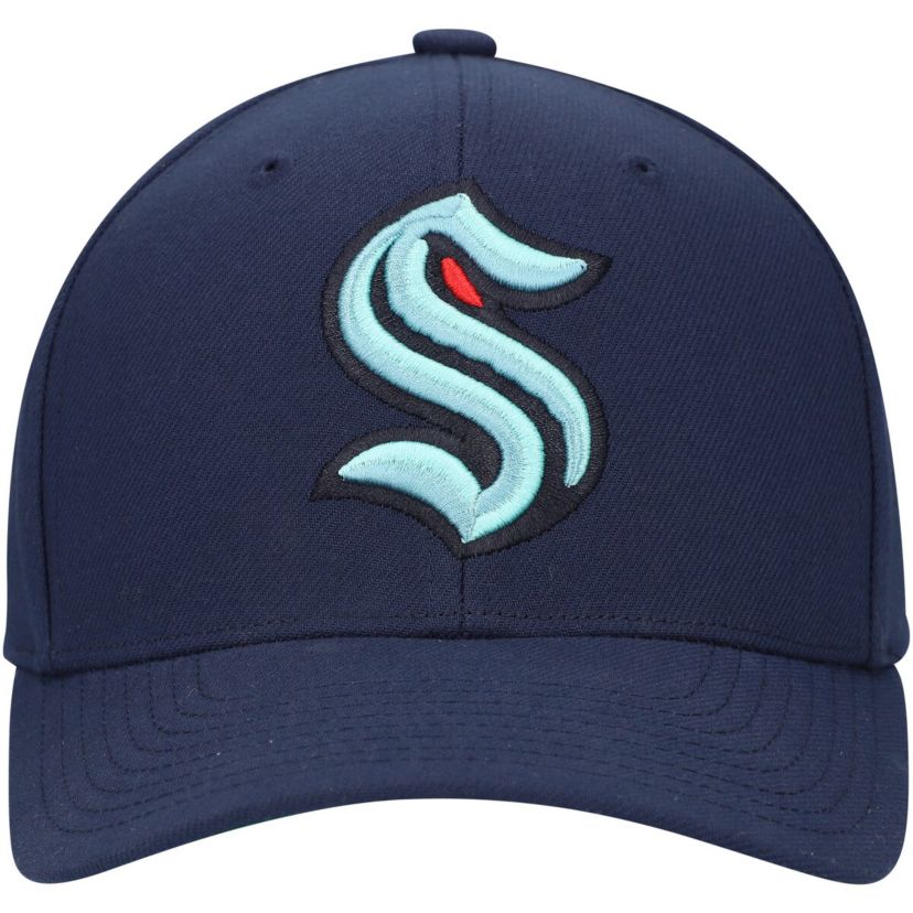 NHL Deep Sea Seattle Kraken Team Ground Pro Adjustable Hat