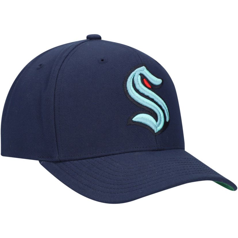 NHL Deep Sea Seattle Kraken Team Ground Pro Adjustable Hat