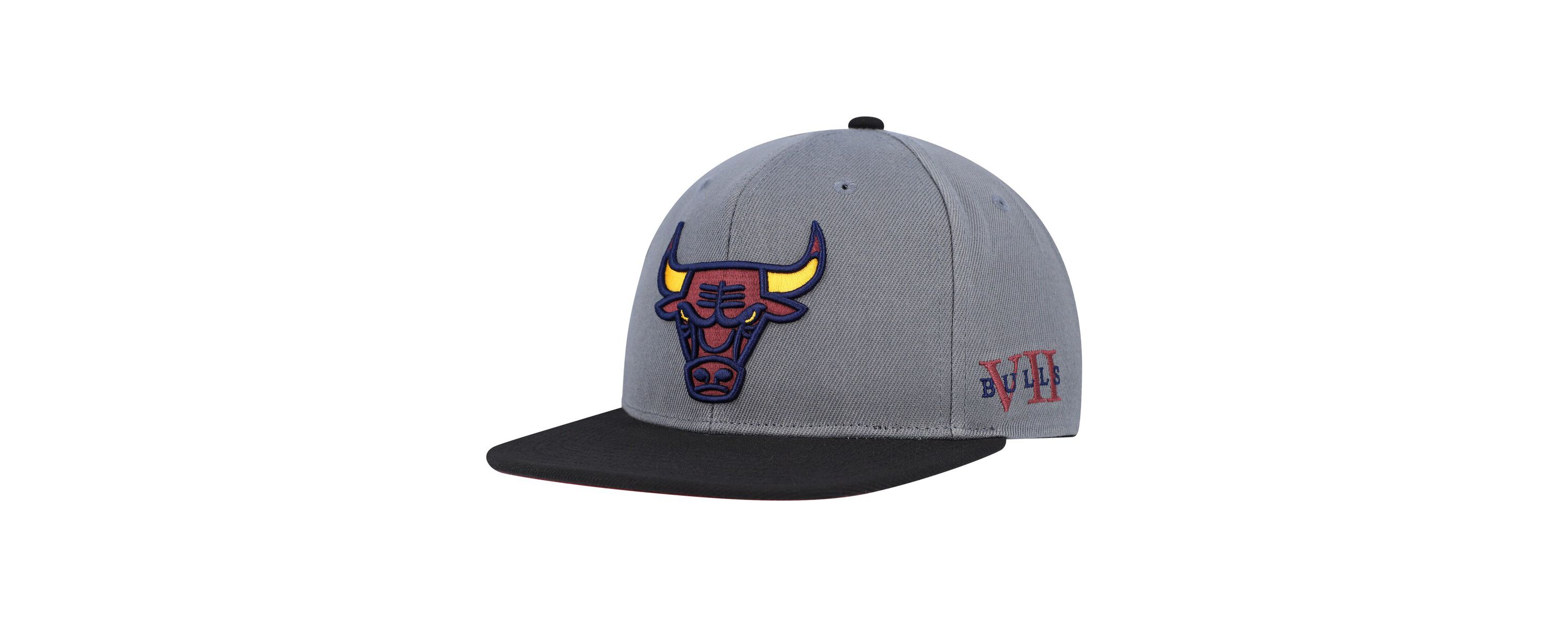 NBA Gray/Black Chicago Bulls Core Snapback Hat