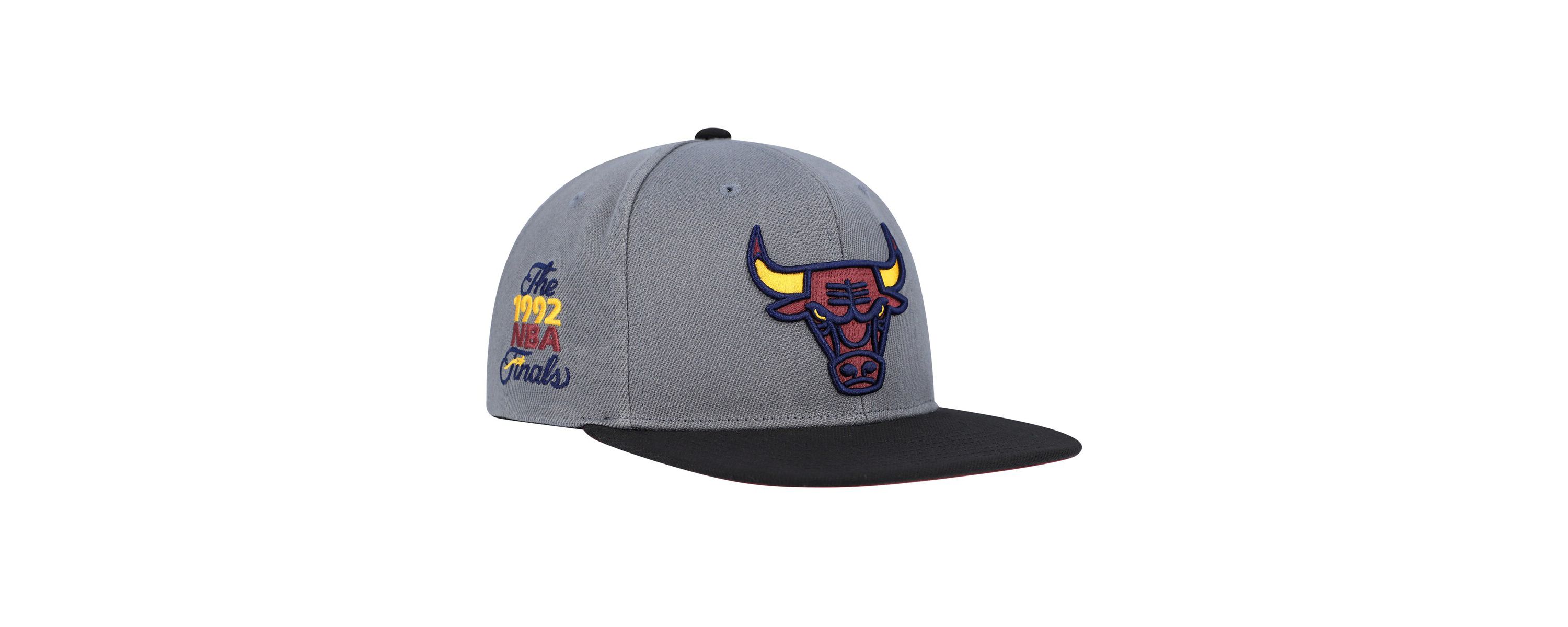 NBA Gray/Black Chicago Bulls Core Snapback Hat