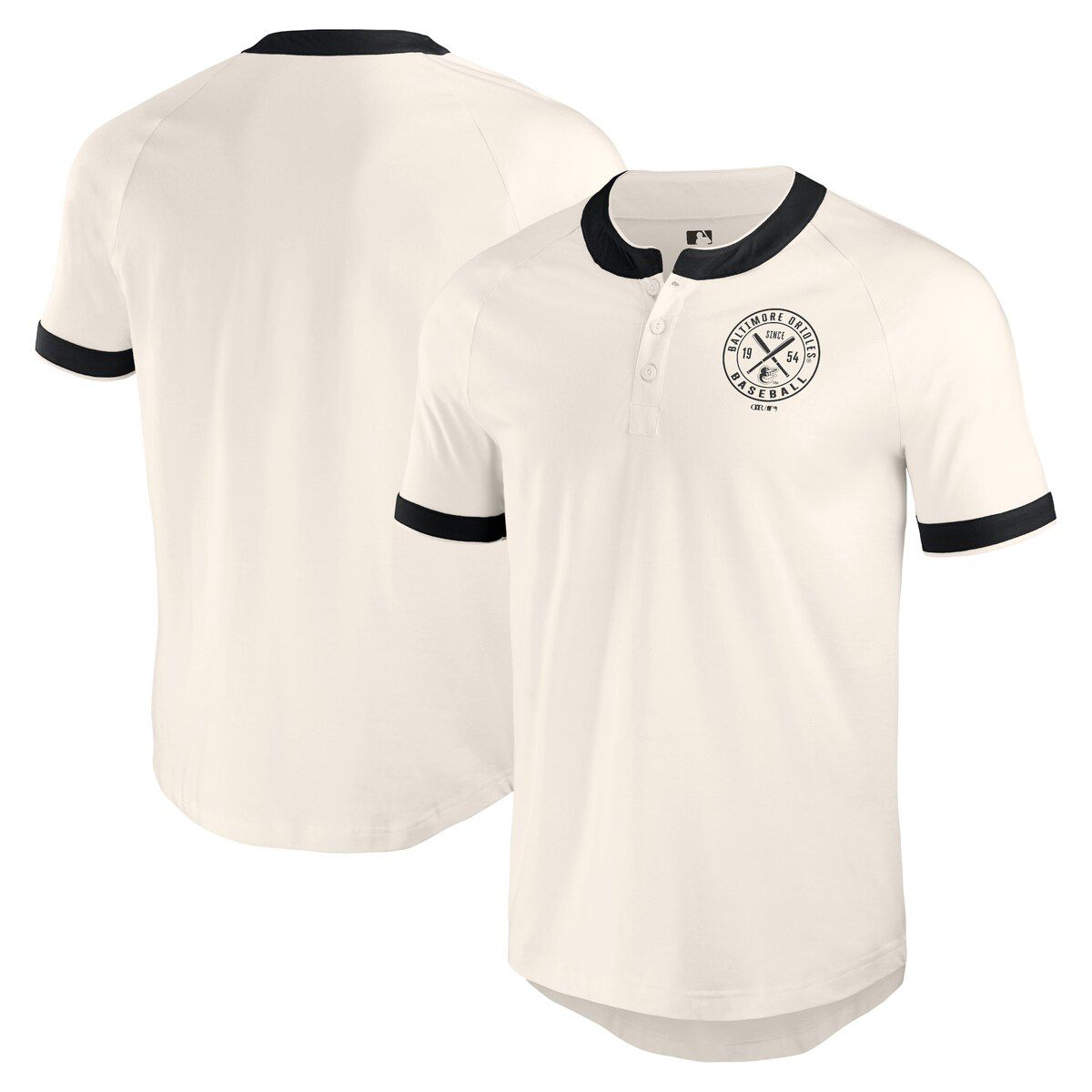 MLB Baltimore Orioles Henley Raglan T-Shirt
